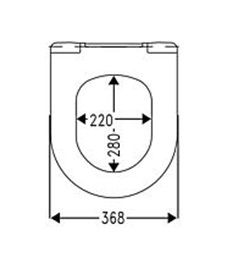 Сиденье Кано /Рэй ДМ Тонкое (Leon, Meridian-N, Mio,Pro), крепл. стал.е быстрос.с эксцент